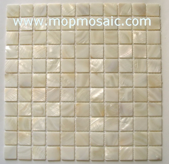 white mother of pearl shell mosaic
