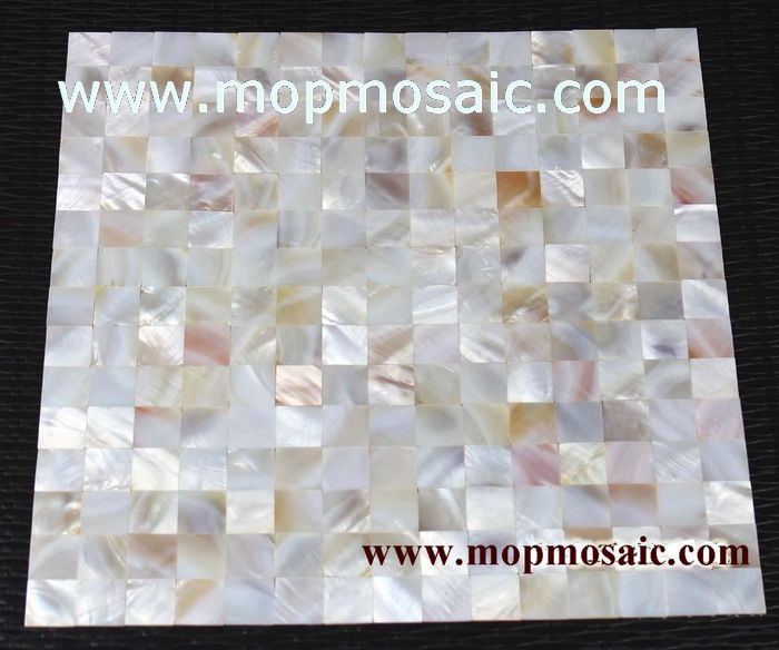 Natural color shell mosaic,seamless mother of pearl mosaic