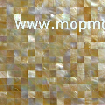 Block yellowlip mother of pearl panel,seamless shell Tiles