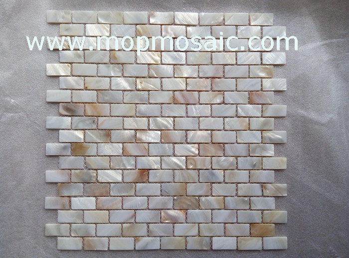 15x30mm natural mother of pearl mosaic