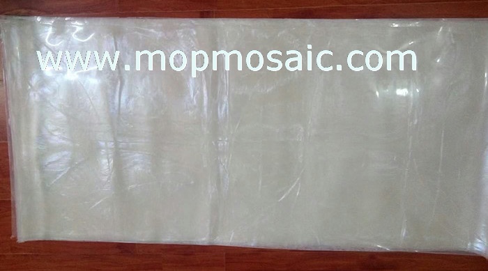 Artifical or fake white mop shell paper