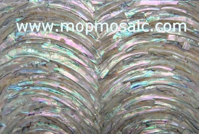 pink abalone shell sheet